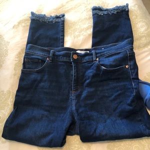Loft dark blue denim jean
